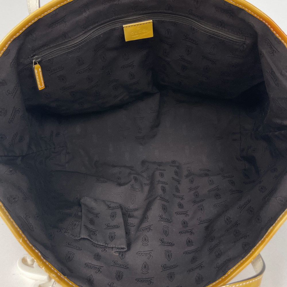 GUCCI Cream Canvas Tote Bag - Picture 9 of 9